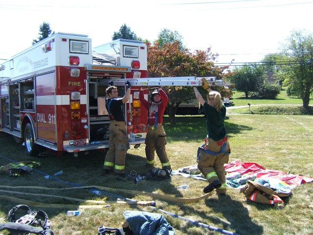 Live fire training on Dowlin Forge Road 2005.
